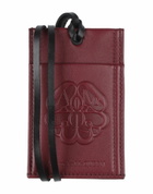 Mcqueen Womens Cardholder Burgundy