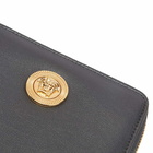 Versace Men's Medallion Zip Wallet in Black/Gold