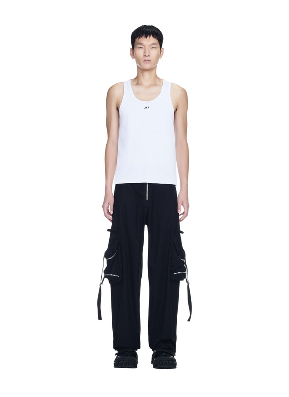 Photo: OFF WHITE Off Stamp Rib Tank Top
