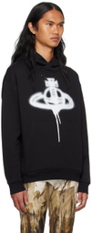 Vivienne Westwood Black Spray Orb Hoodie