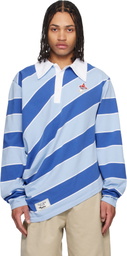 Charles Jeffrey LOVERBOY Blue Topsy Turvy Polo