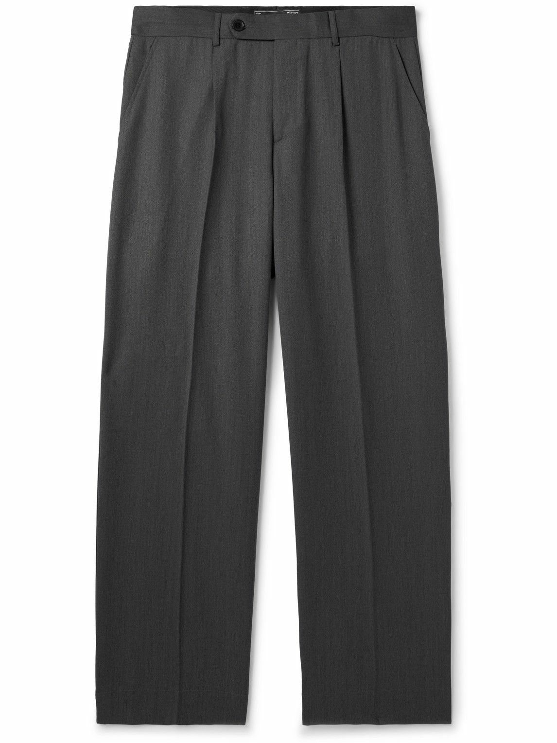 mfpen - Service Pleated Wool Trousers - Gray mfpen