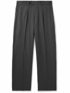 mfpen - Service Pleated Wool Trousers - Gray