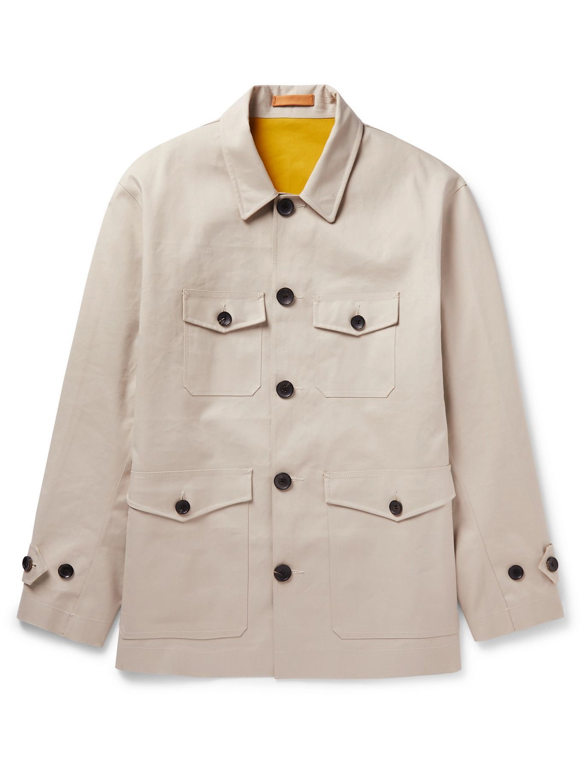 Photo: Connolly - Coated-Cotton Jacket - Neutrals