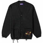 Fucking Awesome Men's Distressed Cardigan in Black