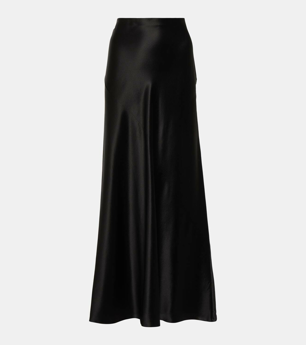 スカート SAINT LAURENT Chocolate Silk Skirt Saint Laurent Sheer Midi Skirt in Chocolate | FWRD
