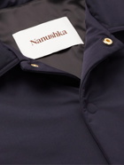 Nanushka - Mees Padded Cotton-Blend Twill Shirt - Blue