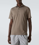 Fedeli Zero cotton jersey polo shirt