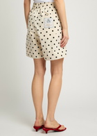 Jacquemus Le Short Aloe Polka dot Shorts Black And White