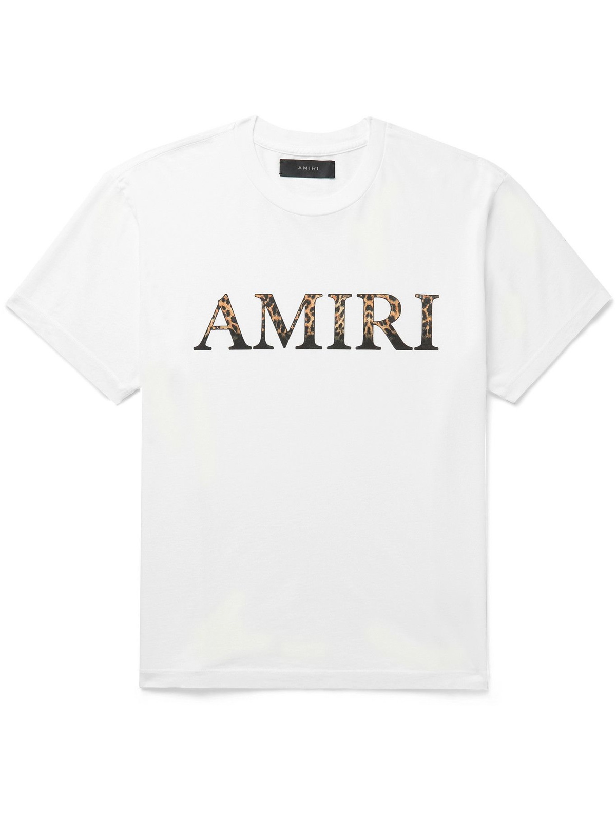 Fancy Amiri Style Print Cotton-jersey T-shirtamiri Logo 