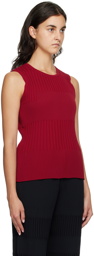 CFCL Red Fluted Tank Top