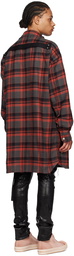 Rick Owens DRKSHDW Red Jumbo Shirt