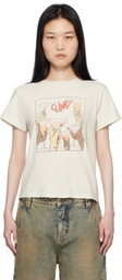 Re/Done Off-White Classic 'Cheers' T-shirt