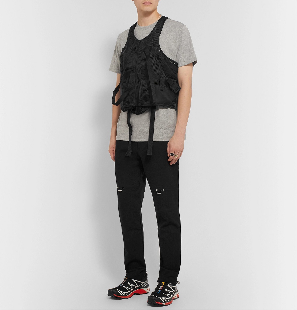 1017 ALYX 9SM - Tactical Mesh and Shell Gilet - Black 1017 ALYX 9SM