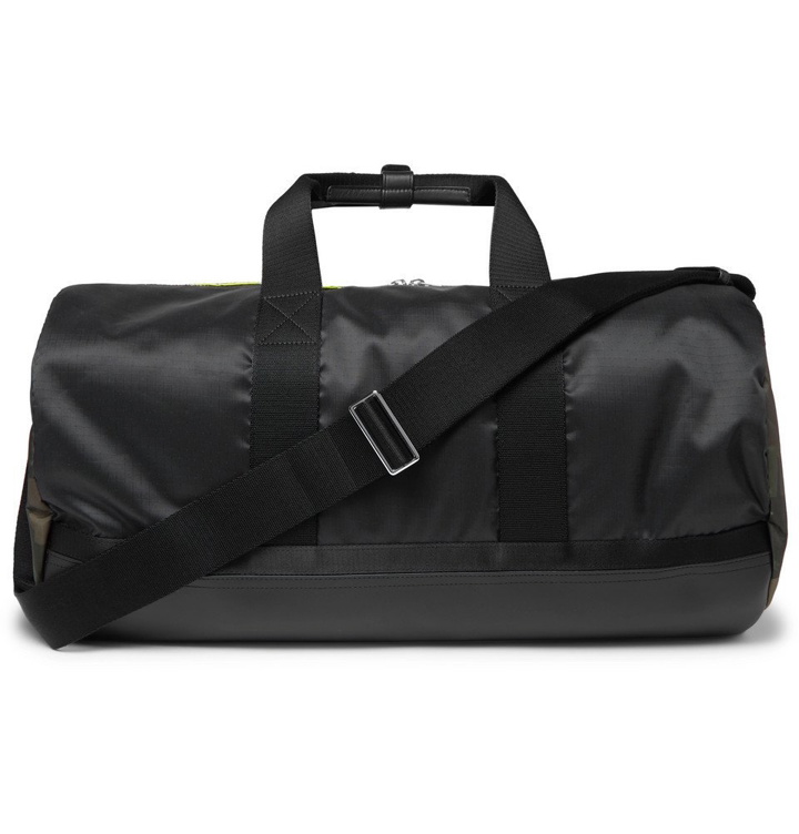 Photo: Paul Smith - Leather-Trimmed Ripstop Holdall - Black