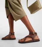 A. Emery Jalen Slim leather sandals
