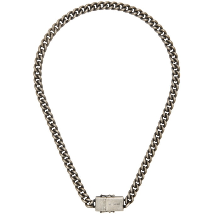 Photo: VETEMENTS Silver USB-C Necklace