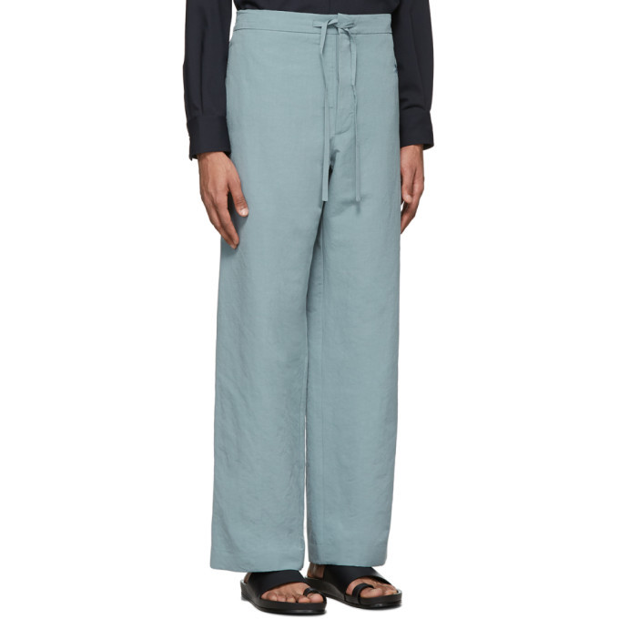 Jil Sanderand Blue Straight Trousers