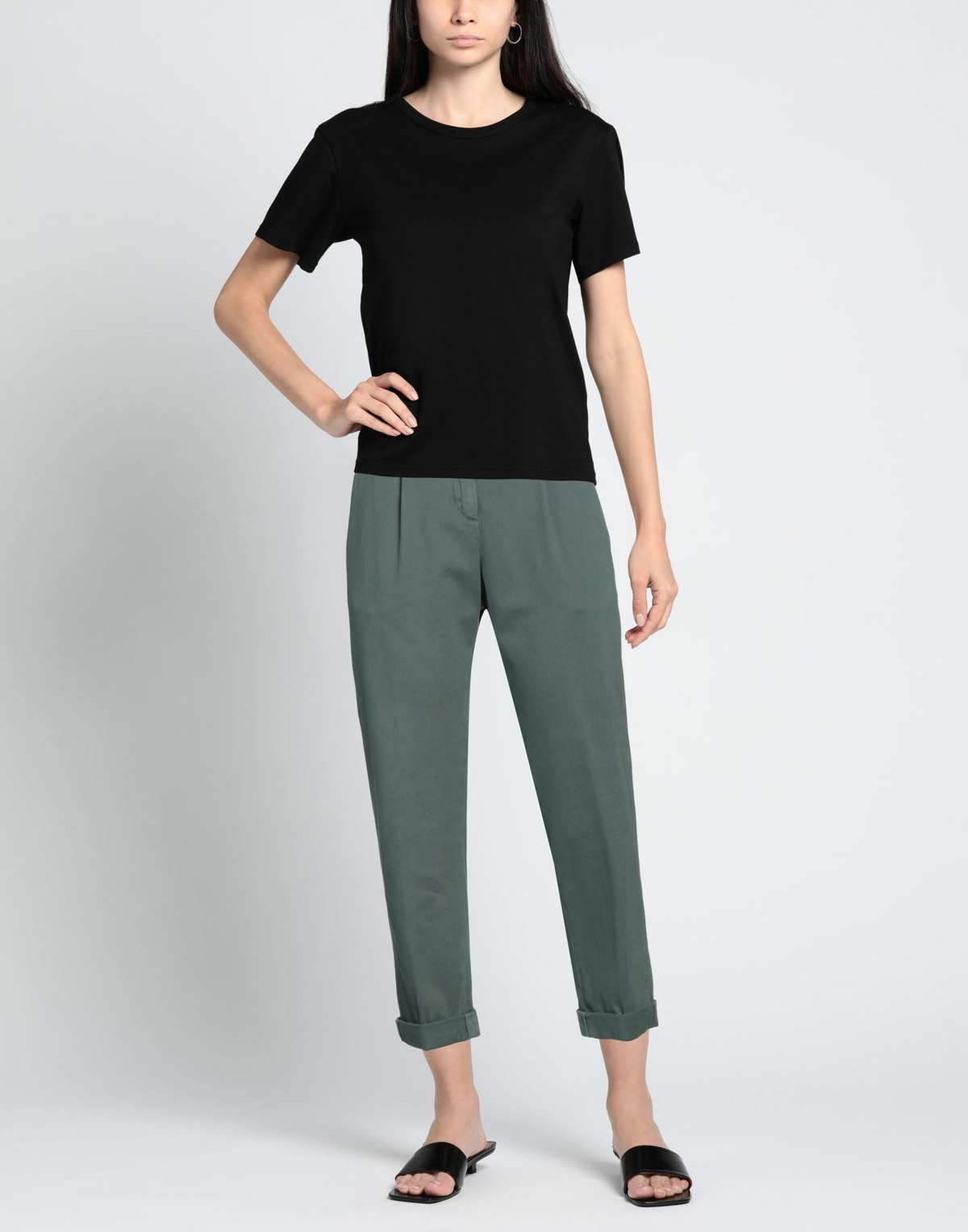 Peserico Womens Pants Slate in Blue