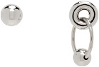 Justine Clenquet Silver Marley Earrings