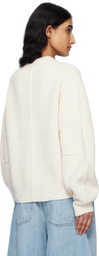 Helmut Lang Off-White Apex Zip Sweater