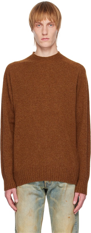 Photo: Margaret Howell Brown Seamless Sweater