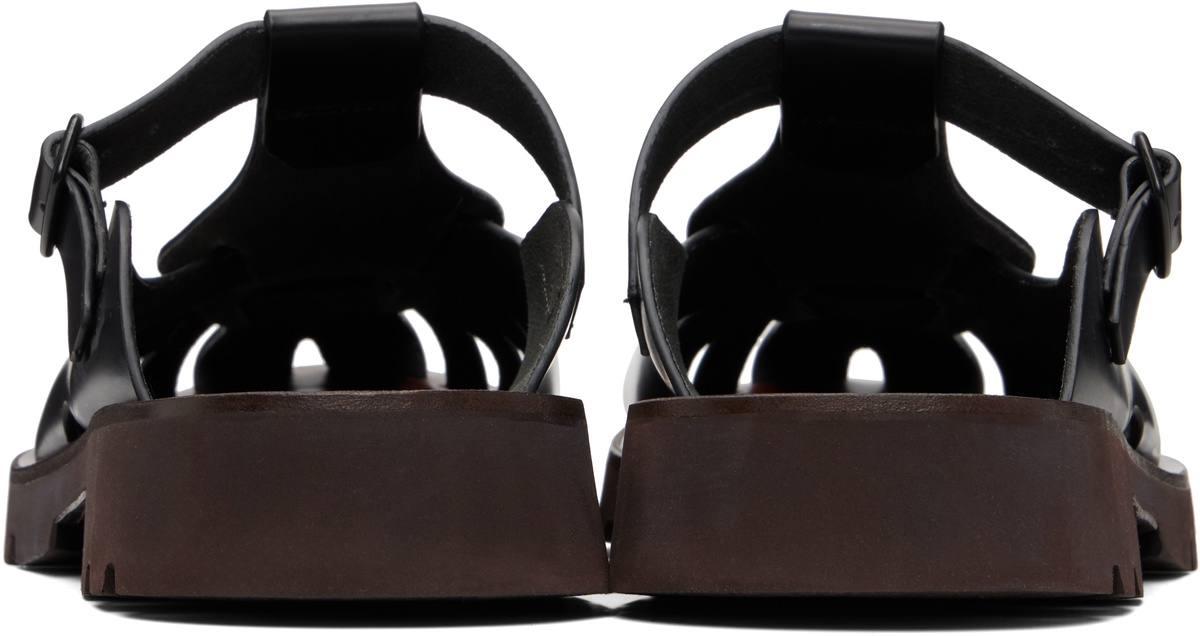 HEREU Black Canya Sport Sandals