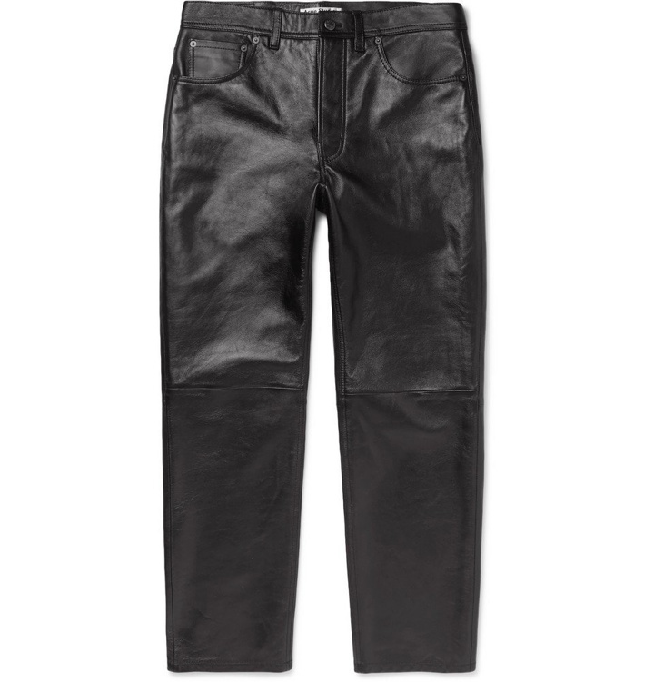 Photo: Acne Studios - Lancelot Leather Trousers - Men - Black