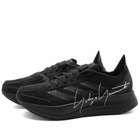 Y-3 Men's Boston 11 Sneakers in Black/White/Off White