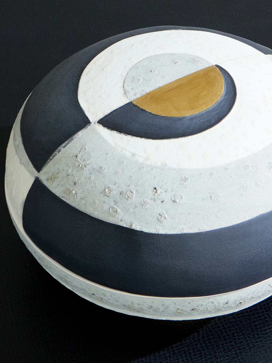 L'Objet - Large Cubisme Colour-Block Earthenware Box
