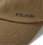 Filson - Logo-Embroidered Cotton Baseball Cap - Brown