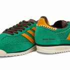 Adidas Originals x Wales Bonner SL72 Sneakers in Team Green/Collegiate Gold