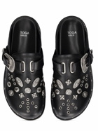 TOGA VIRILIS - Leather Sabot Loafers