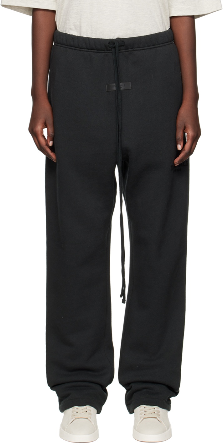 Photo: Essentials Black Relaxed Lounge Pants