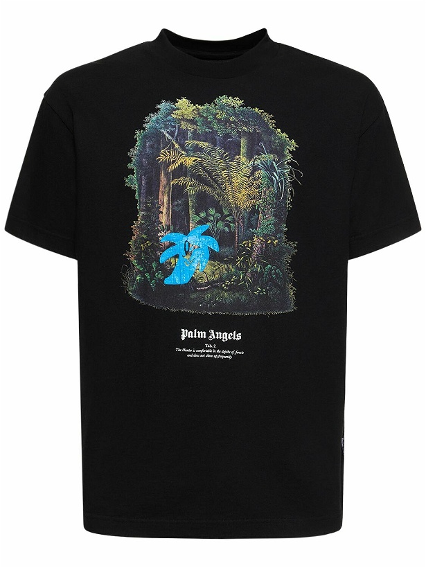 Photo: PALM ANGELS Hunting In The Forest Cotton T-shirt