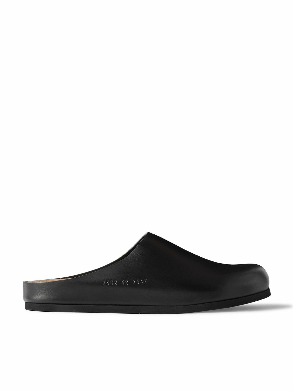 Common Projects - Leather Clogs - Black