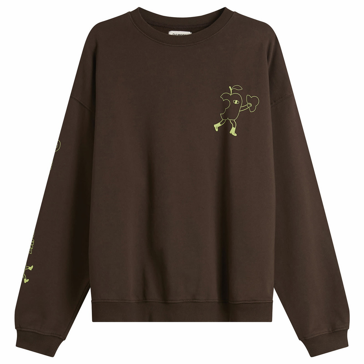 Damson Madder Women's Apple Peel Sweatshirt in Brown