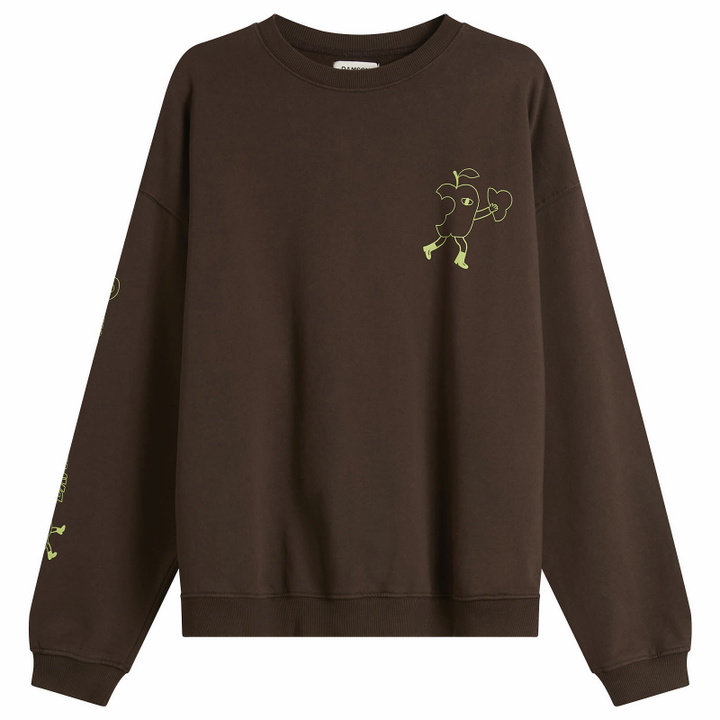 Photo: Damson Madder Women's Apple Peel Sweatshirt in Brown