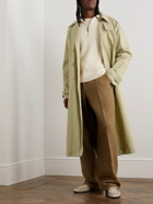 RÓHE - Double-Breasted Cotton Trench Coat - Brown