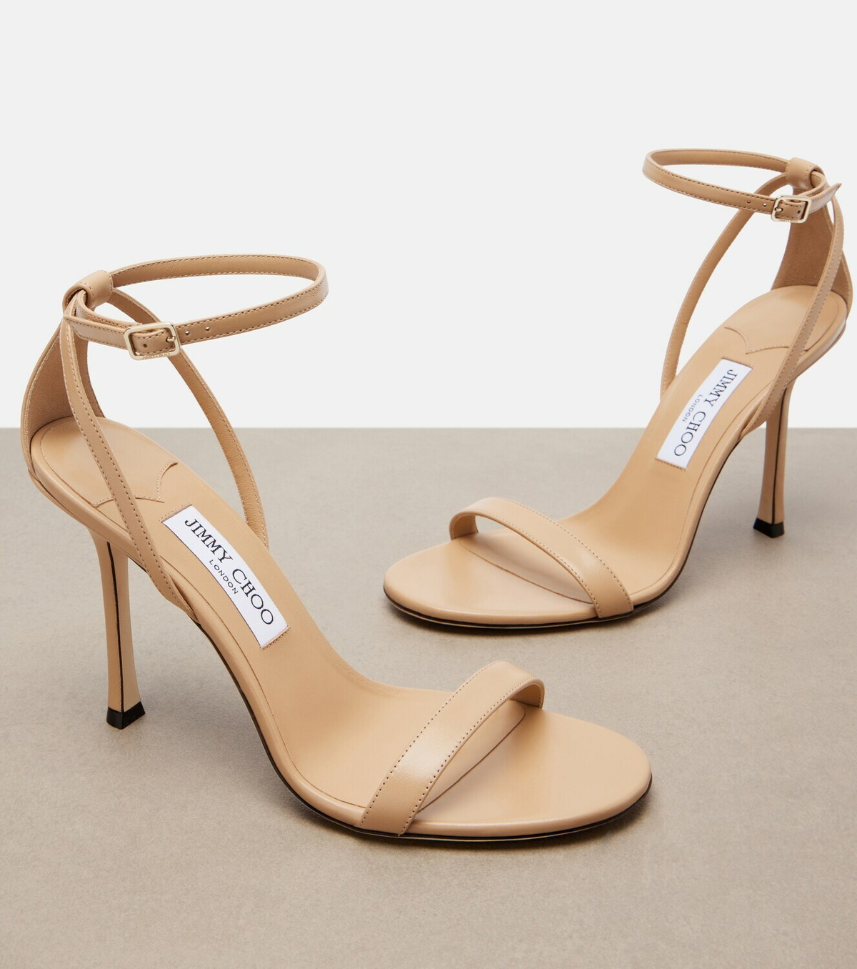 Jimmy Choo Moza leather sandals