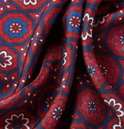 Turnbull & Asser - Printed Silk-Twill Pocket Square - Red