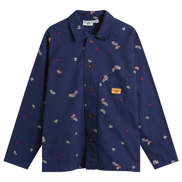 Photo: Service Works Men's Paisley Front of House Jacket in Royal