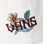 Vans - Walash Logo-Embroidered Cotton-Twill Baseball Cap - White