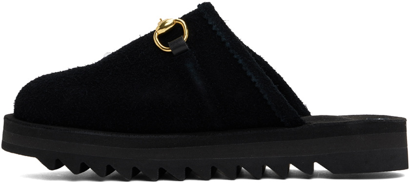 SUICOKE Black NEW WAVE BIT Mules
