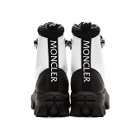 Moncler White and Black Helis Boots