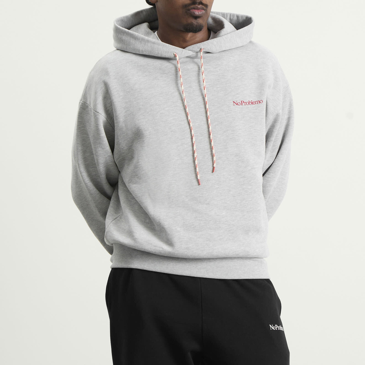 No Problemo Men's Mini Problemo Hoodie in Sport Grey