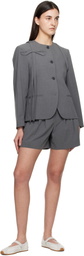 Sandy Liang Gray Hinoki Shorts