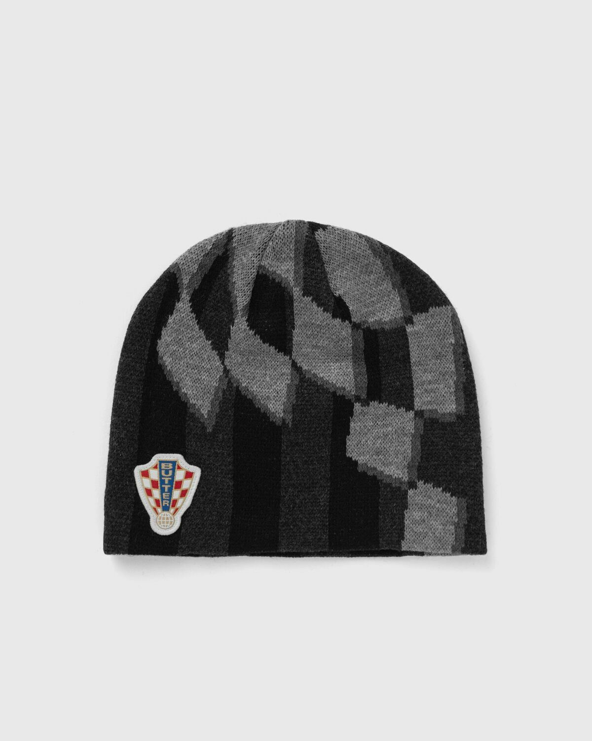 Butter Goods Flag Skully Beanie Black Beanies Butter Goods