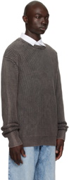 Calvin Klein Gray Faded Sweater