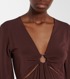 Max Mara Riga cutout midi dress
